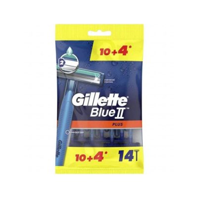 تیغ اصلاح مردانه بلو 2 پلاس ژیلت 14 عدد