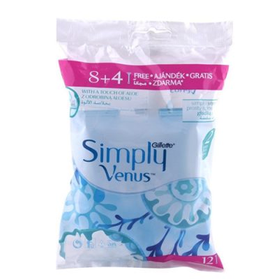 خودتراش ژیلت مدل Simply Venus بسته 12 عددی