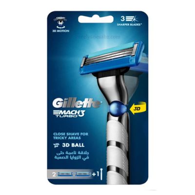 خودتراش مچ تری توربو ژیلت Gillette Mach 3 Turbo Razor