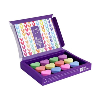 کوکتل پدیکور ژبن پلاس مدل Heart بسته 12 عددی