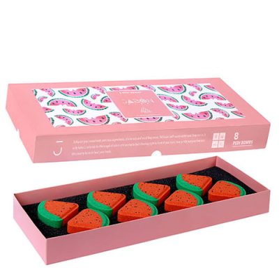 کوکتل پدیکور ژبن پلاس مدل هندوانه بسته 8 عددی