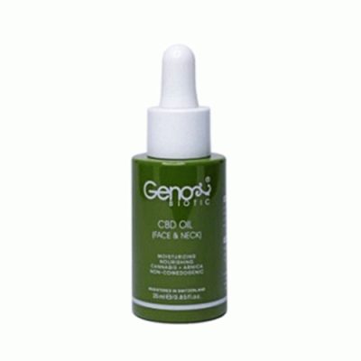 روغن رطوبت رسان CBD مناسب پوست صورت و گردن ژنوبایوتیک