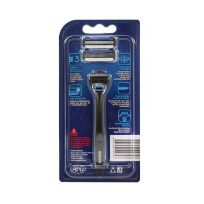 خودتراش کارتریجی مردانه دورکو 3 لبه مدل TRA4002